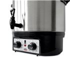 Stérilisateur électrique ABC 27 litres inox avec minuterie et robinet pour bocaux de conserves cuisine et boissons chaudes