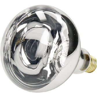 Infrarot-Glühbirne Weiß aluminisiert 150 W wärmend