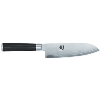 Couteau japonais Santoku 18 cm Kai Shun Classic acier forgé damas couteau polyvalent fabriqué au Japon